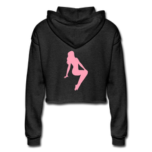 Load image into Gallery viewer, Women's Cropped Hoodie - deep heather