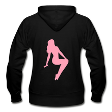 Load image into Gallery viewer, Gildan Heavy Blend Women's Zip Hoodie - black