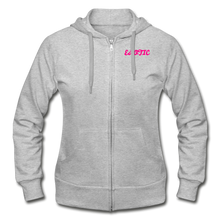Load image into Gallery viewer, Gildan Heavy Blend Women's Zip Hoodie - heather gray