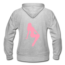Load image into Gallery viewer, Gildan Heavy Blend Women's Zip Hoodie - heather gray