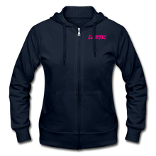 Load image into Gallery viewer, Gildan Heavy Blend Women's Zip Hoodie - navy