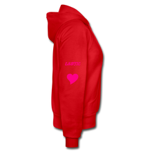 Load image into Gallery viewer, Gildan Heavy Blend Women's Zip Hoodie - red