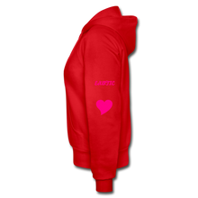 Load image into Gallery viewer, Gildan Heavy Blend Women's Zip Hoodie - red