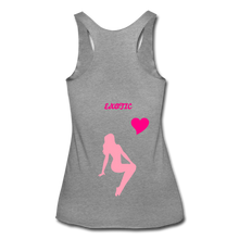 Load image into Gallery viewer, Women’s Tri-Blend Racerback Tank - heather gray