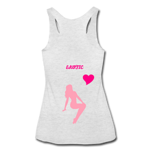 Load image into Gallery viewer, Women’s Tri-Blend Racerback Tank - heather white