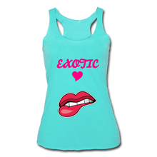 Load image into Gallery viewer, Women’s Tri-Blend Racerback Tank - turquoise