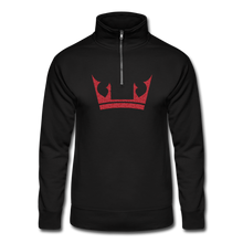 Load image into Gallery viewer, Hanes Quarter Zip Pullover - black