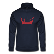 Load image into Gallery viewer, Hanes Quarter Zip Pullover - navy