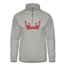 Load image into Gallery viewer, Hanes Quarter Zip Pullover - light gray