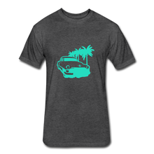 Load image into Gallery viewer, Fitted Cotton/Poly T-Shirt by Next Level - heather black