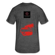Load image into Gallery viewer, Fitted Cotton/Poly T-Shirt by Next Level - heather black