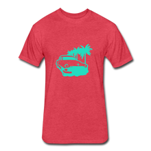 Load image into Gallery viewer, Fitted Cotton/Poly T-Shirt by Next Level - heather red