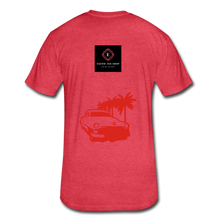 Load image into Gallery viewer, Fitted Cotton/Poly T-Shirt by Next Level - heather red