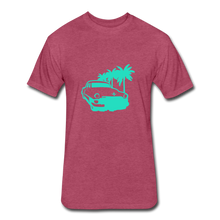 Load image into Gallery viewer, Fitted Cotton/Poly T-Shirt by Next Level - heather burgundy
