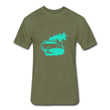 Load image into Gallery viewer, Fitted Cotton/Poly T-Shirt by Next Level - heather military green