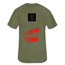 Load image into Gallery viewer, Fitted Cotton/Poly T-Shirt by Next Level - heather military green