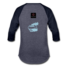 Load image into Gallery viewer, Baseball T-Shirt - heather blue/navy