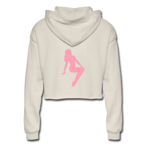 Women's Cropped Hoodie - dust