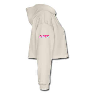 Women's Cropped Hoodie - dust