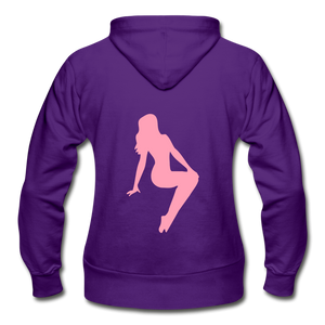 Gildan Heavy Blend Women's Zip Hoodie - purple