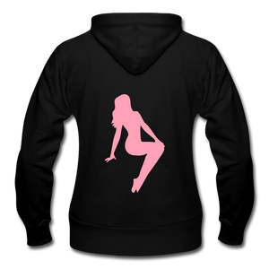 Gildan Heavy Blend Women's Zip Hoodie - black
