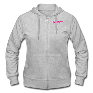 Gildan Heavy Blend Women's Zip Hoodie - heather gray