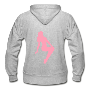 Gildan Heavy Blend Women's Zip Hoodie - heather gray