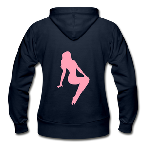 Gildan Heavy Blend Women's Zip Hoodie - navy
