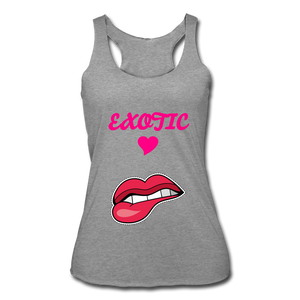 Women’s Tri-Blend Racerback Tank - heather gray