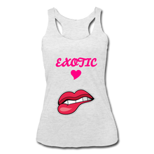 Load image into Gallery viewer, Women’s Tri-Blend Racerback Tank - heather white
