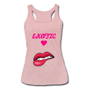 Women’s Tri-Blend Racerback Tank - heather dusty rose