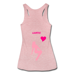 Women’s Tri-Blend Racerback Tank - heather dusty rose