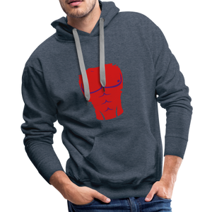 Men’s Premium Hoodie - heather denim