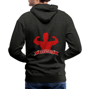 Men’s Premium Hoodie - charcoal gray
