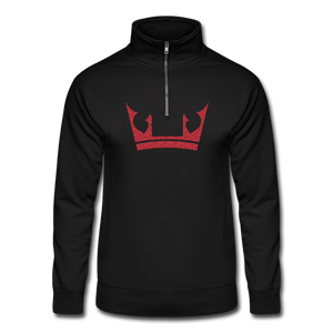Hanes Quarter Zip Pullover - black