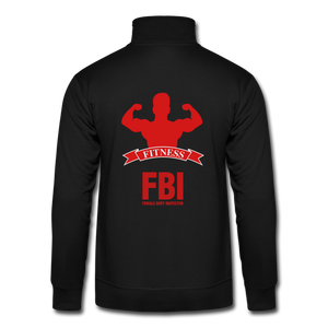 Hanes Quarter Zip Pullover - black