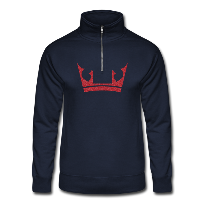 Hanes Quarter Zip Pullover - navy