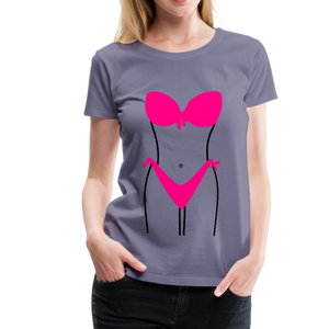 Women’s Premium T-Shirt - washed violet