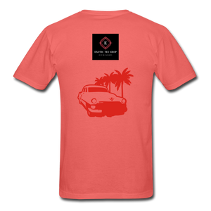 Unisex ComfortWash Garment Dyed T-Shirt - coral