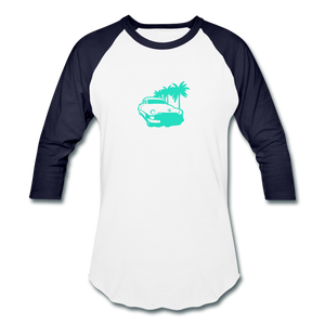 Baseball T-Shirt - white/navy
