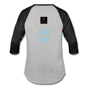 Baseball T-Shirt - heather gray/black